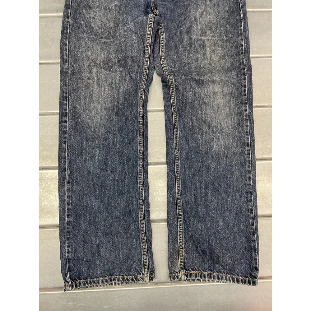 Levis 559 Jeans Mens 36x32 Blue Dark Wash Denim 100% Cotton Relaxed‎ Straight